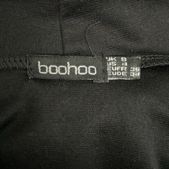 EUC Boohoo Black Drape Cardigan - Picture 3 of 3